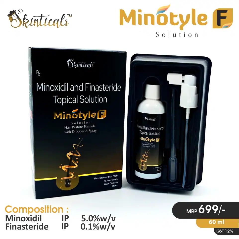 Minoxidil 5% + Finasteride 0.1% Topical Solution | Best Price for PCD Pharma Franchise in Hair Care
